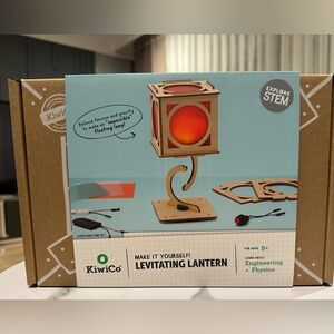KiwiCo Levitating Lantern Kit - Orange and Brown Stem Kit 9+ NWT